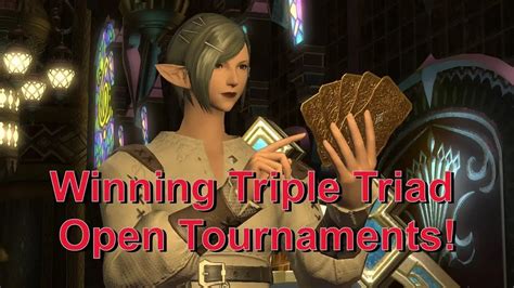 ffxiv triple triad open tournament.